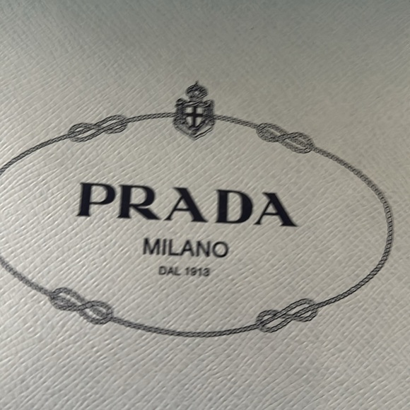 “Authentic Prada Calzature Donna Empty Shoe Box dimensions are 11 1/2”x 8 1/4”. - Picture 9 of 12